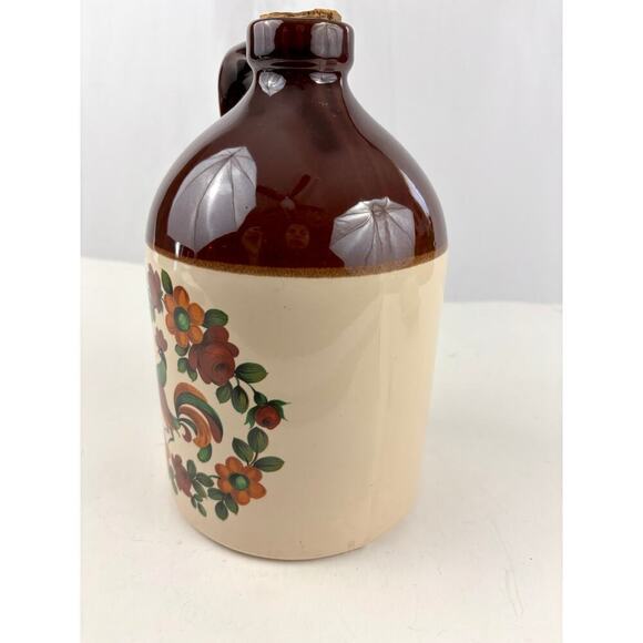 VTG Stoneware Jug Handle - Rooster Design Rustic Farmhouse Decor - Picture 8 of 12